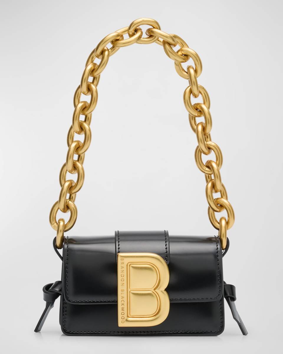 Nia Micro Flap Leather Shoulder Bag